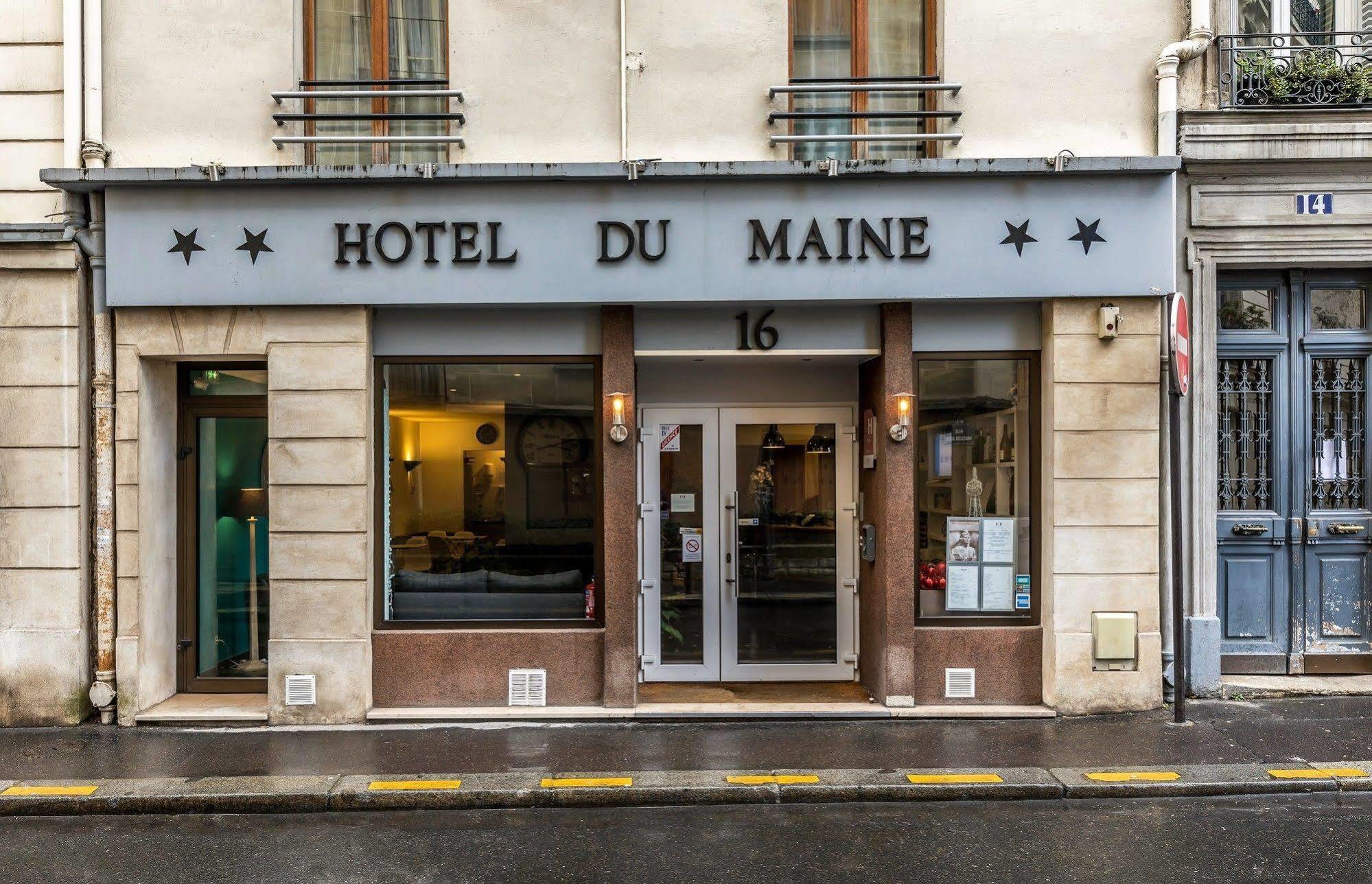 Hotel Du Maine Paris Exteriör bild